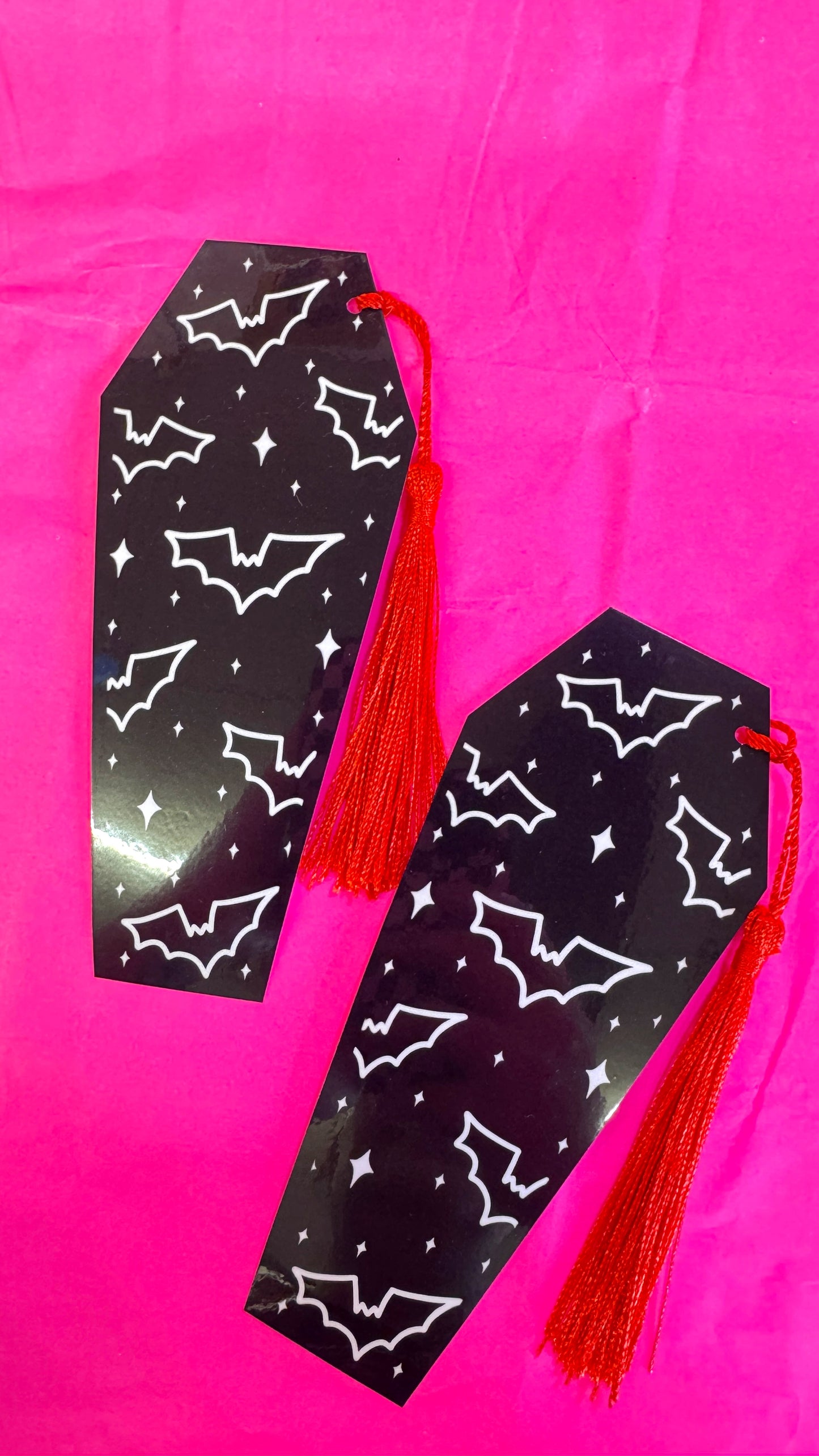 Bat Coffin Bookmark