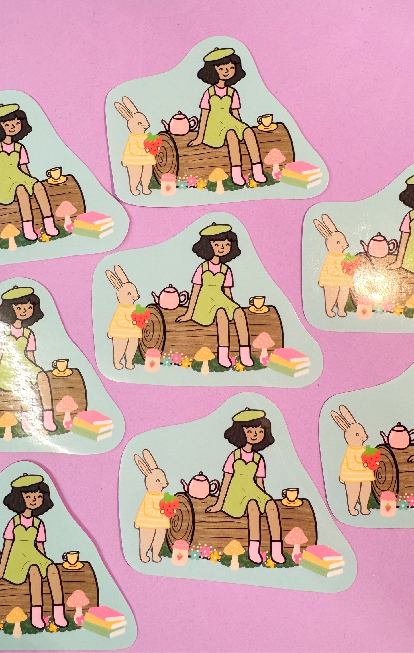 Woodland Picnic Sticker