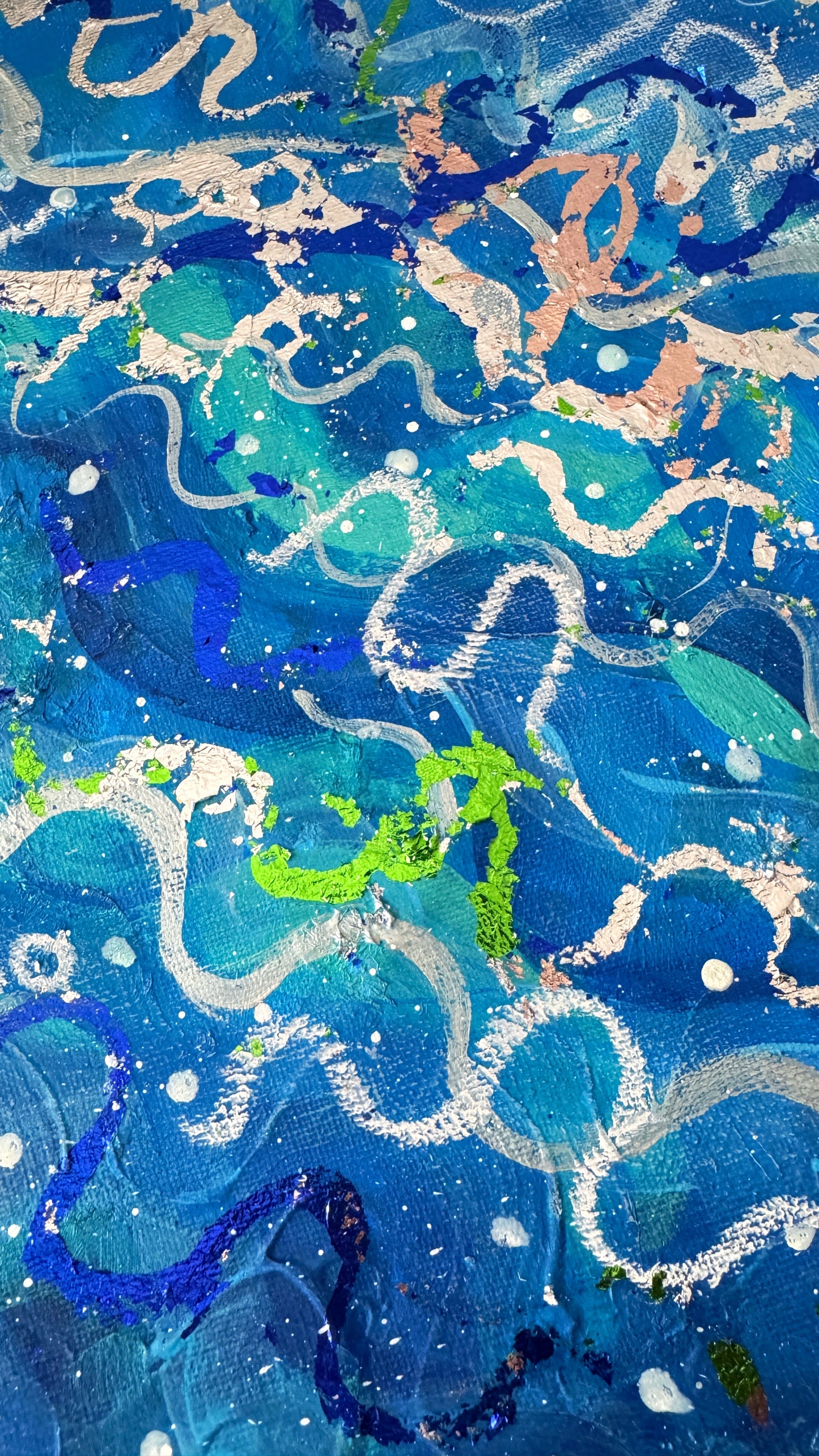 ‘Sea Shimmer’ Original Painting On Canvas