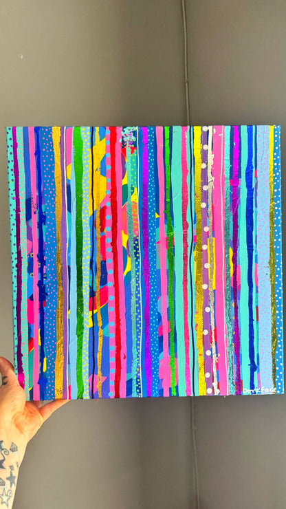 ‘Electric Days’ Original Art Canvas