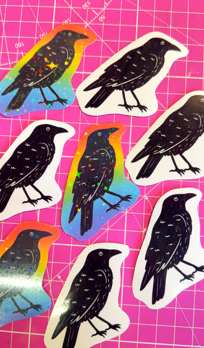 Raven Vinyl Sticker