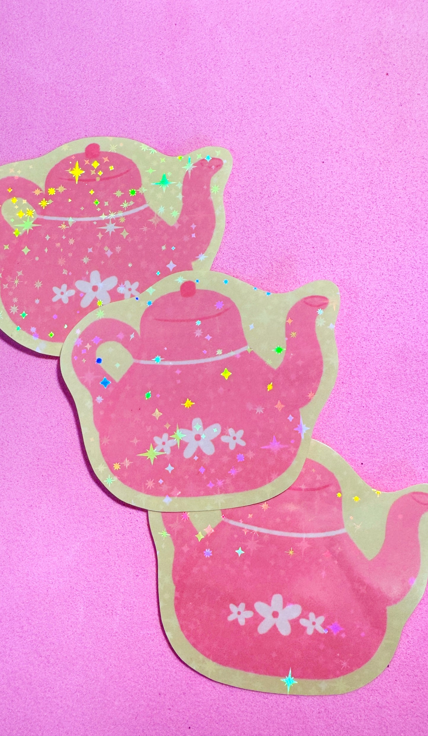 Pink Teapot Sticker