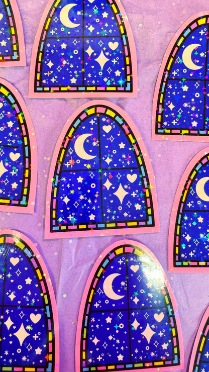 Night Window Stickers