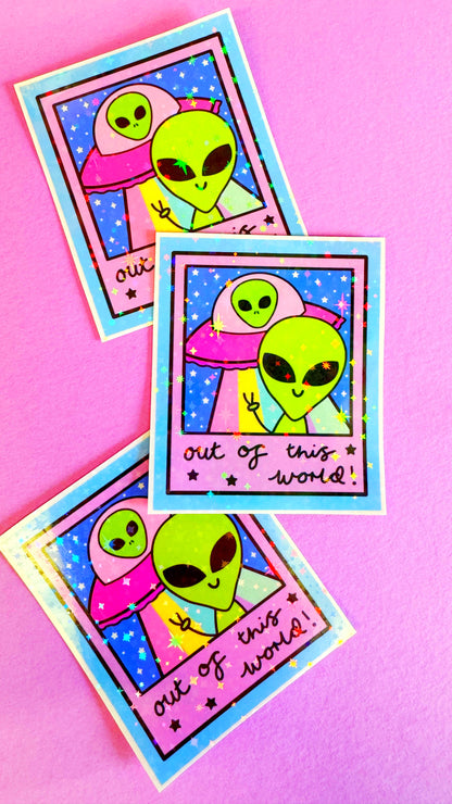 Out Of This World Sticker