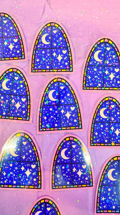 Night Window Stickers