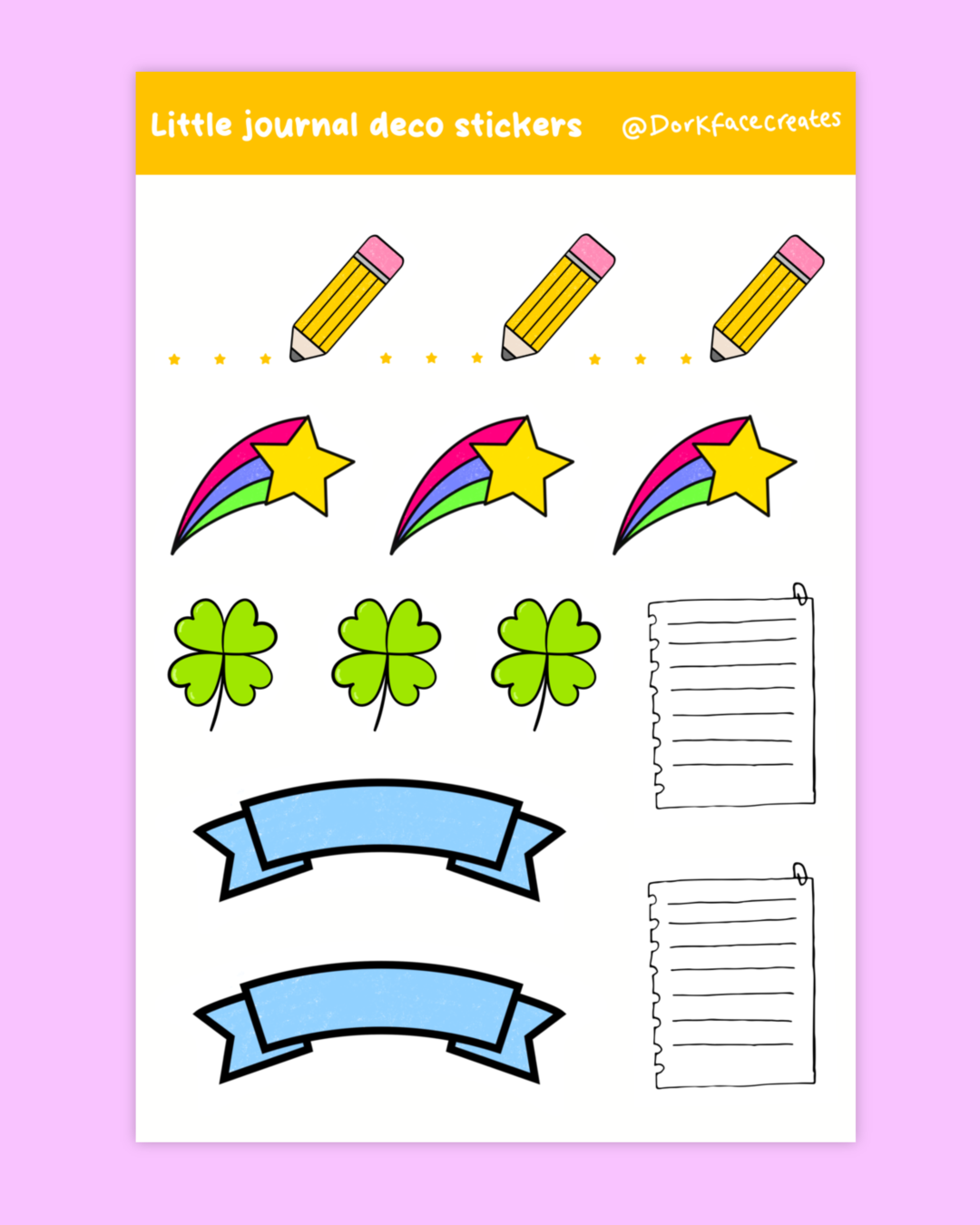Little Journal Deco Stickers