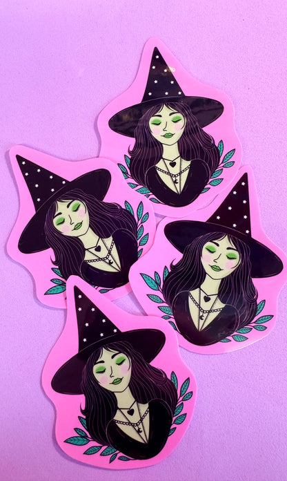 Witch Glossy Sticker