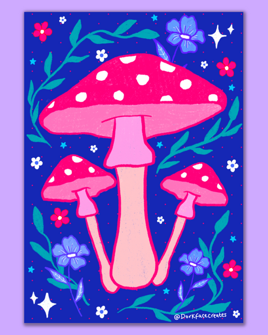 Mushroom Art Print