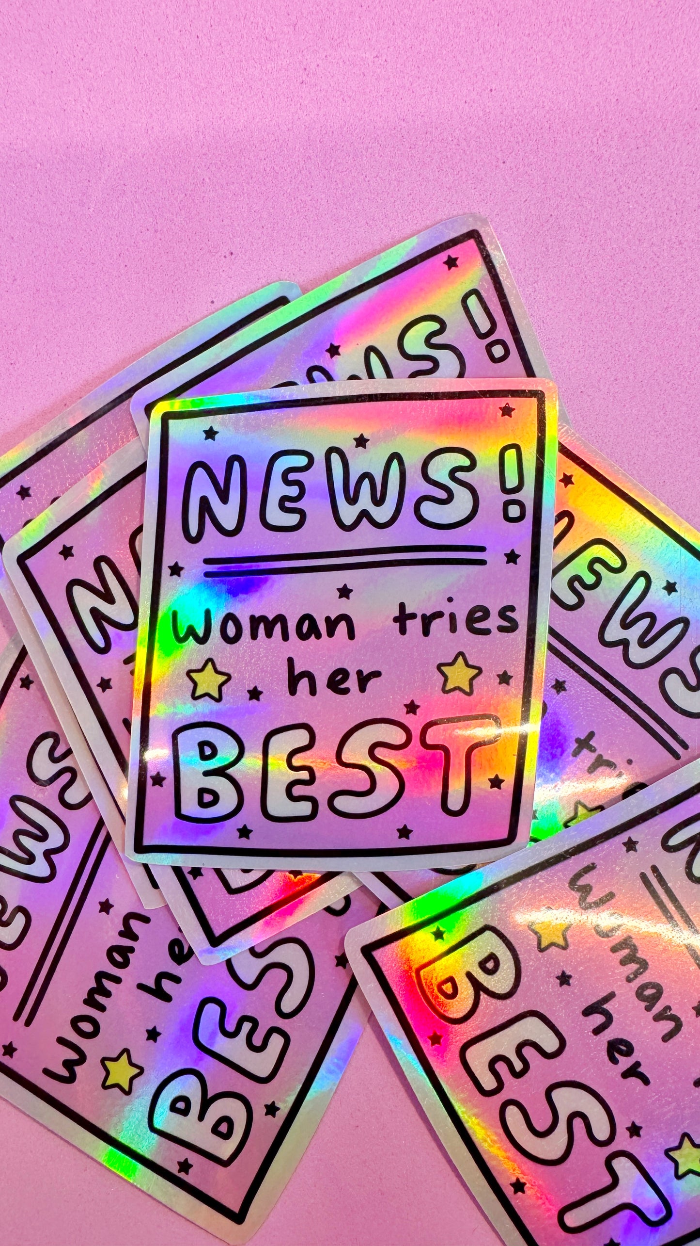 News! Holo Sticker