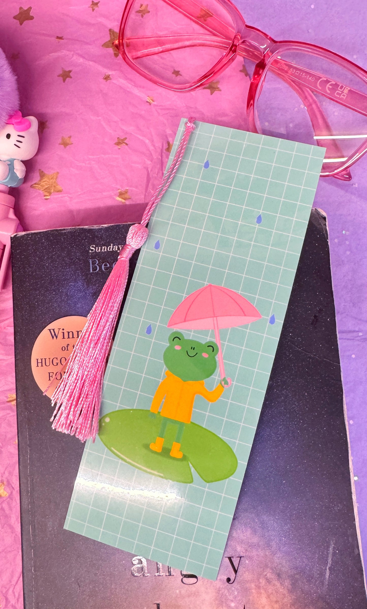 Rainy Froggy Bookmark