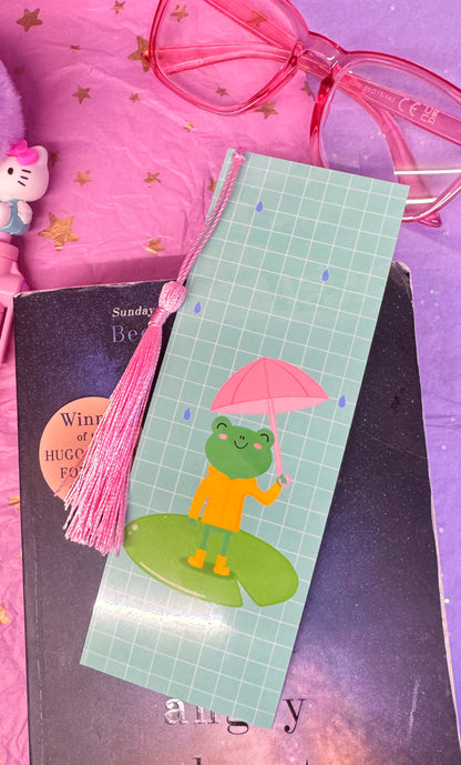 Rainy Froggy Bookmark