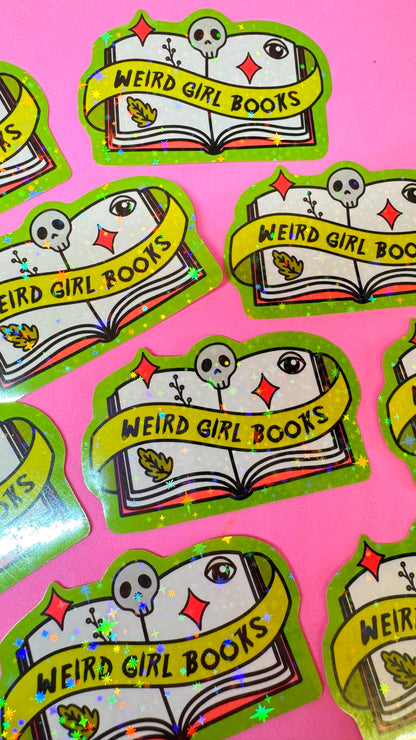 Weird Girl Books Sticker