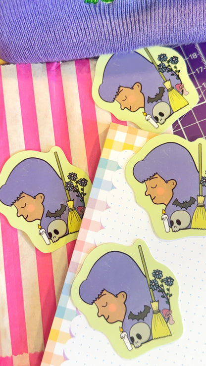 Cosy Witch Sticker