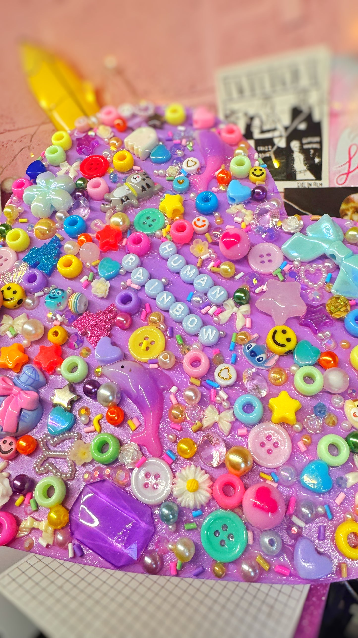 Human Rainbow Wall Hanging