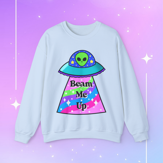 Alien Beam Me Up Sweatshirt