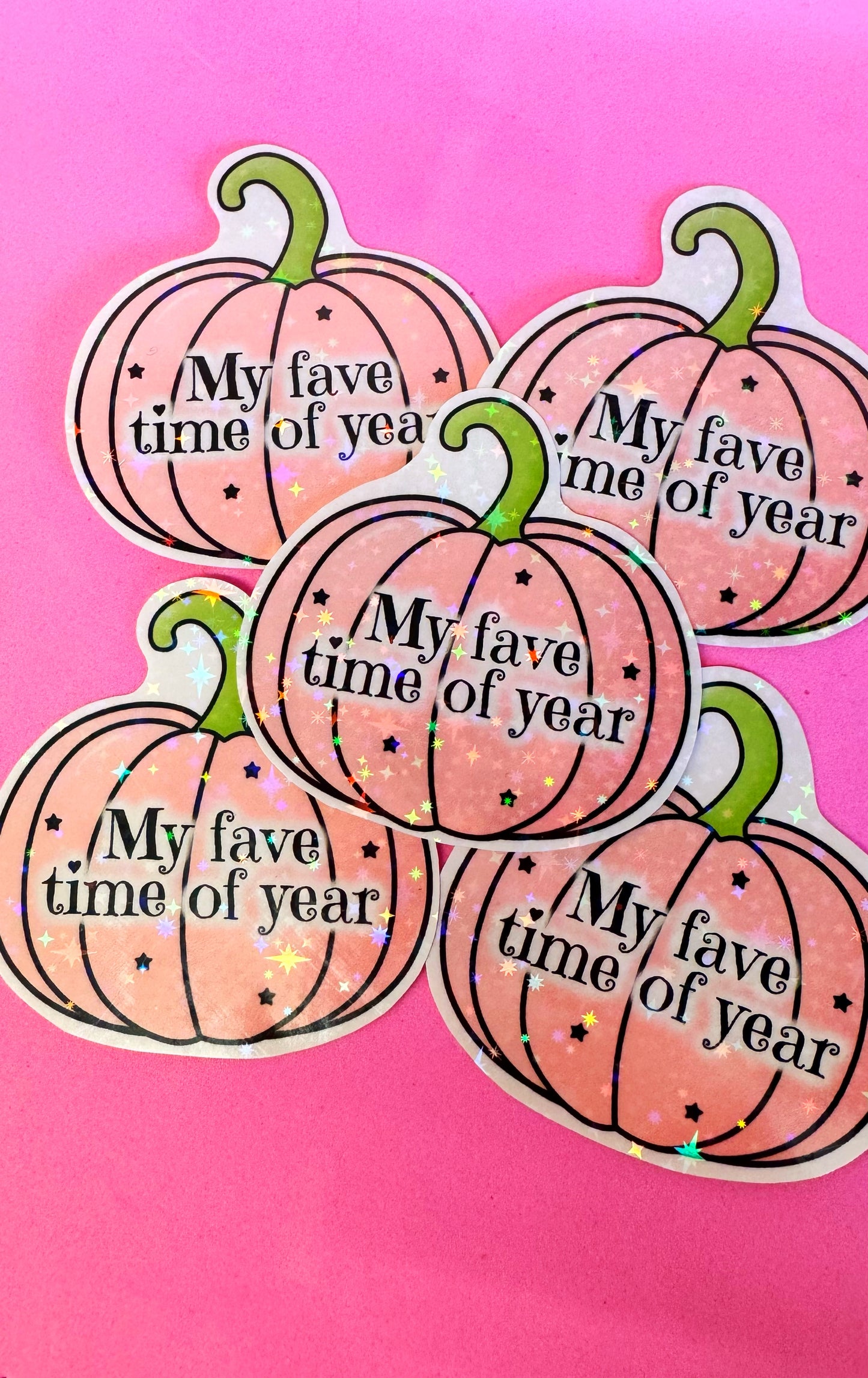 Fave Time Pumpkin Sticker