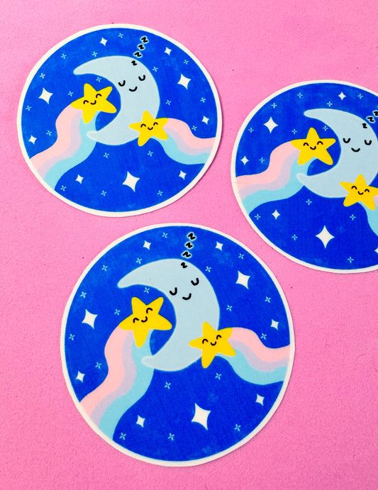 Moon & Stars Sticker