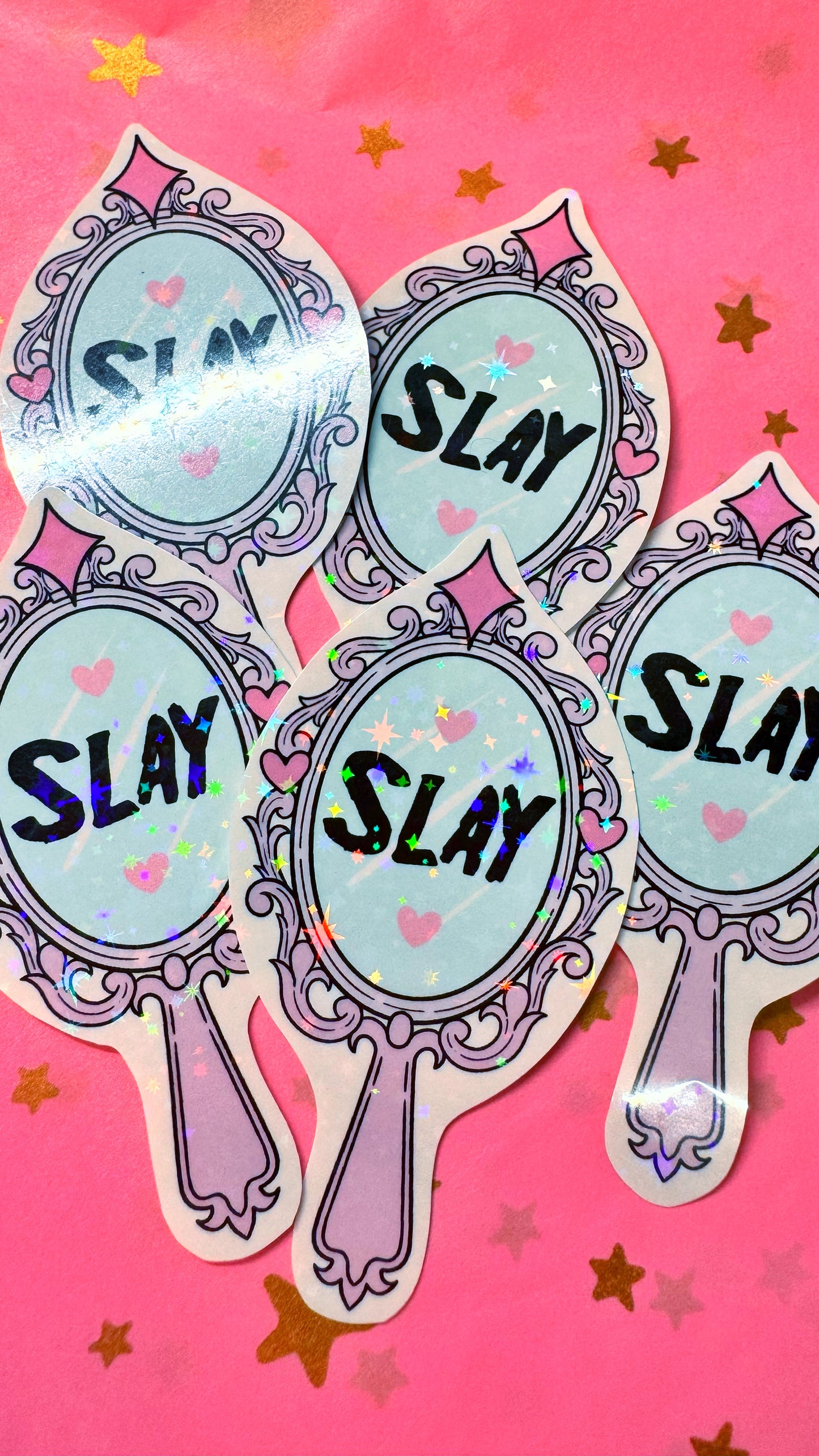 Slay Glitter Sticker