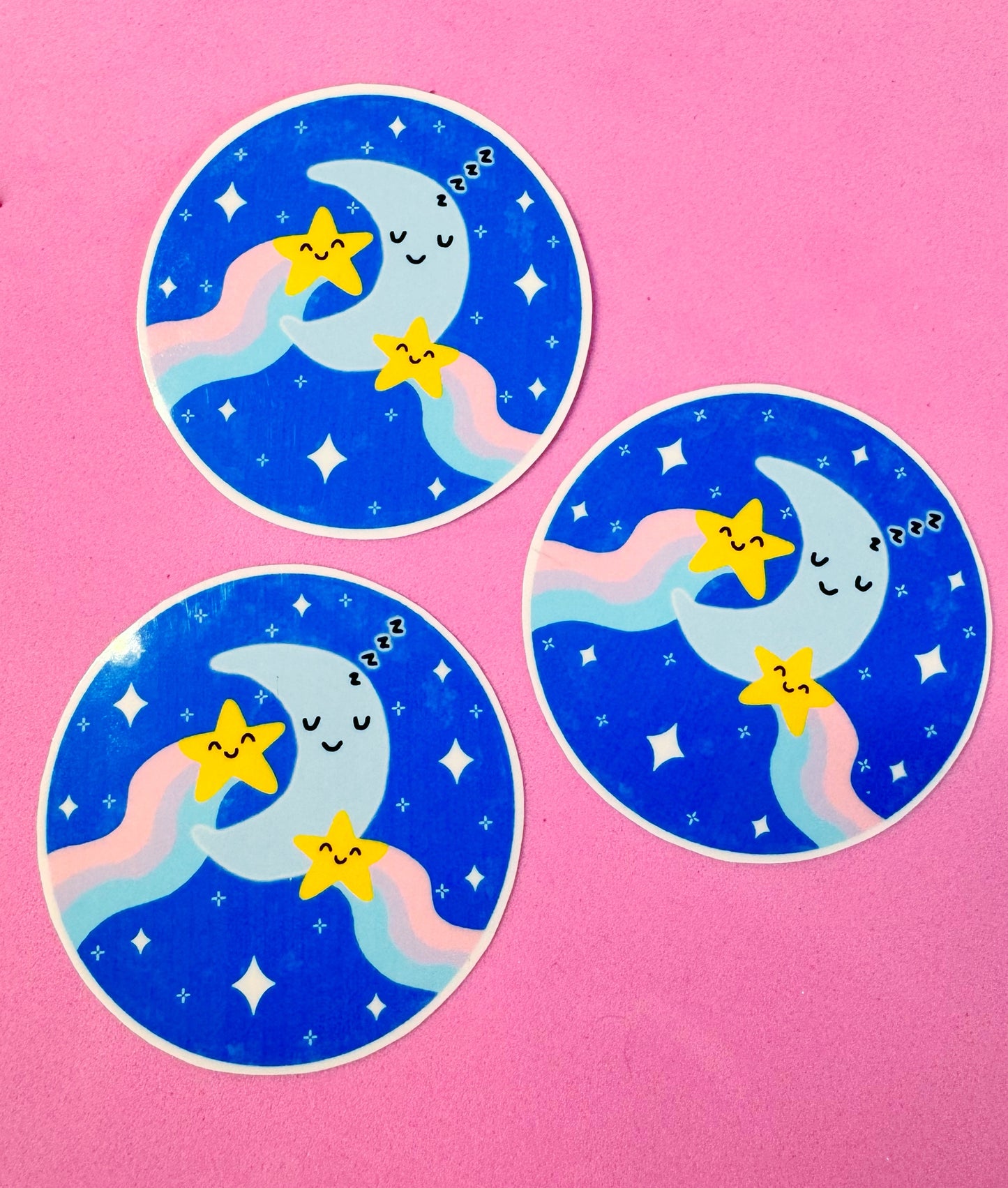 Moon & Stars Sticker