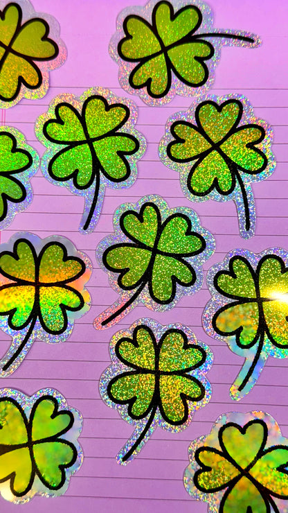 Four Leaf Clover Sticker