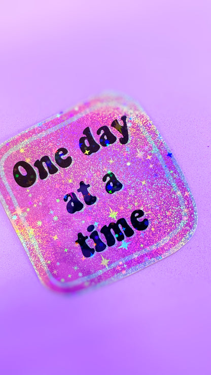One Day Holographic Stickers