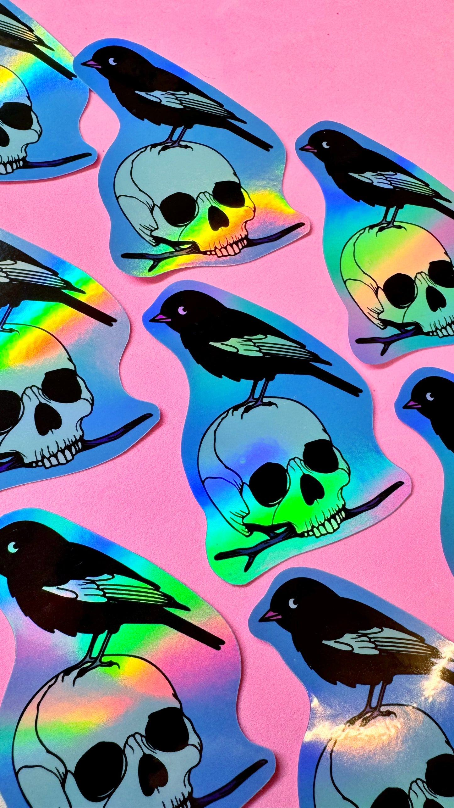 Skull Bird Sticker