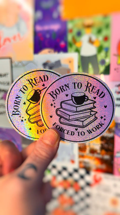 Born To Read Sticker