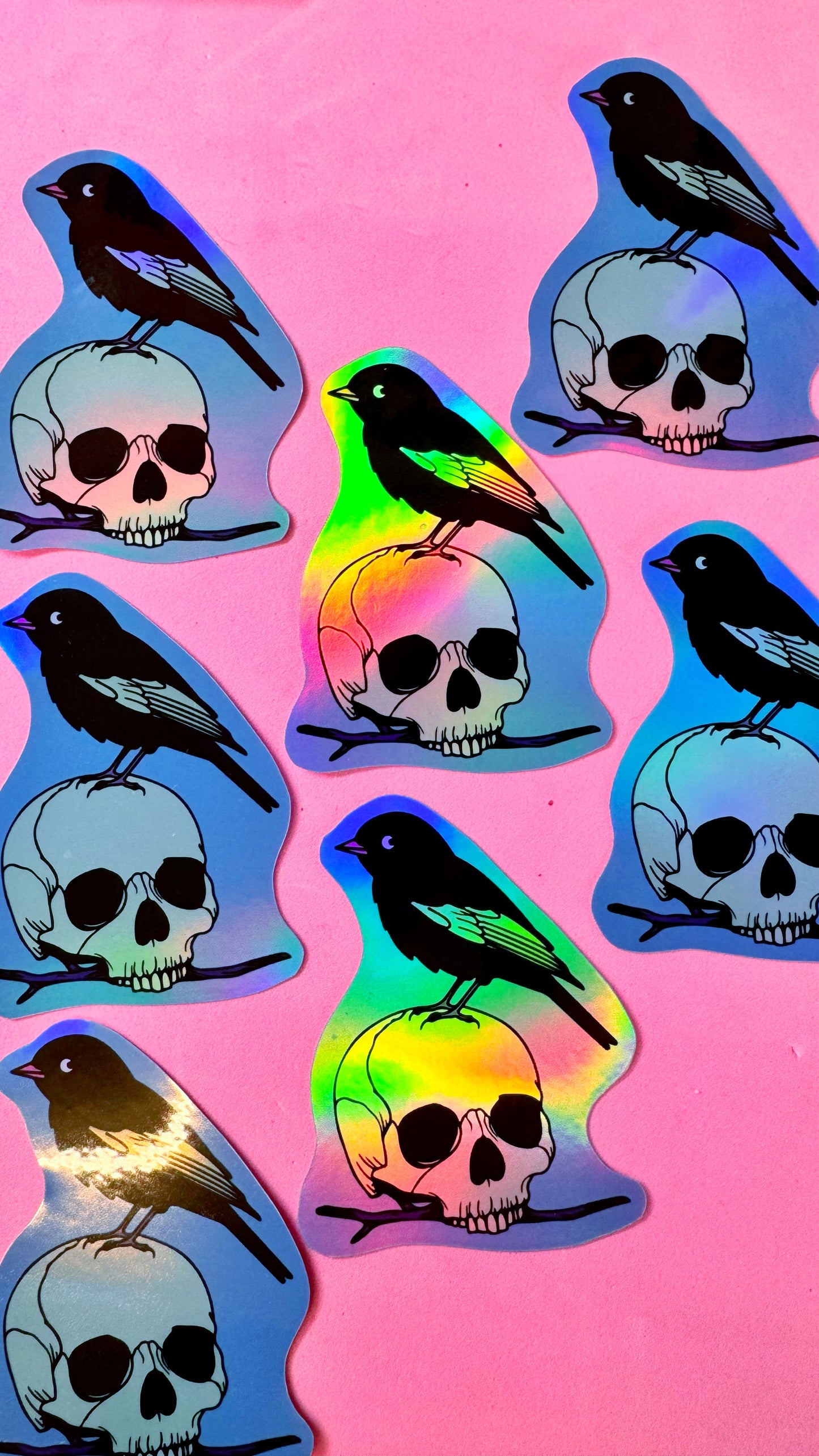 Skull Bird Sticker