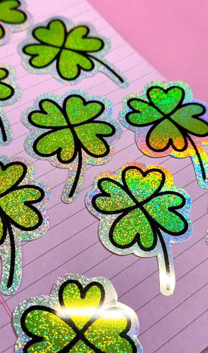 Four Leaf Clover Sticker