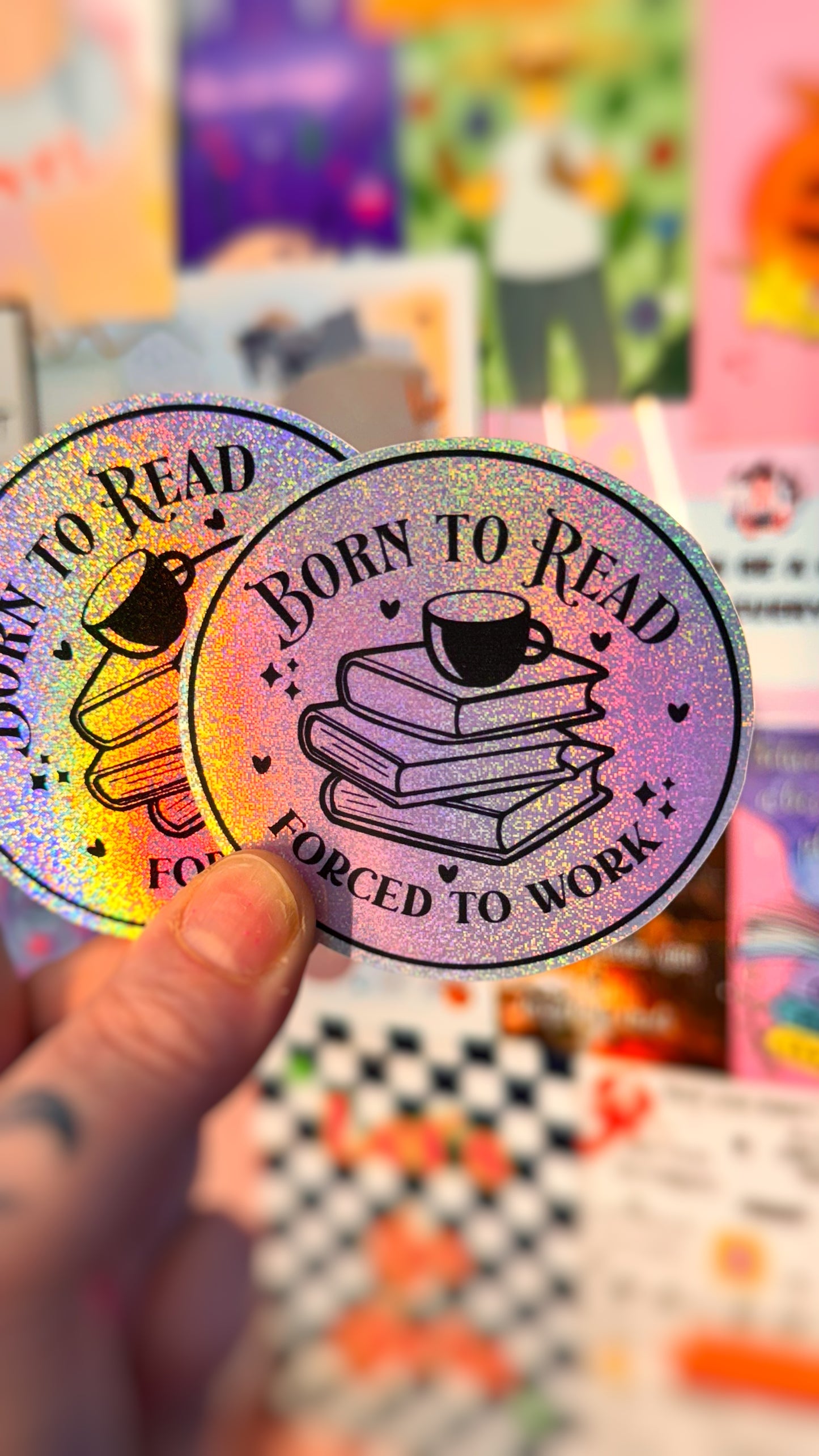 Born To Read Sticker