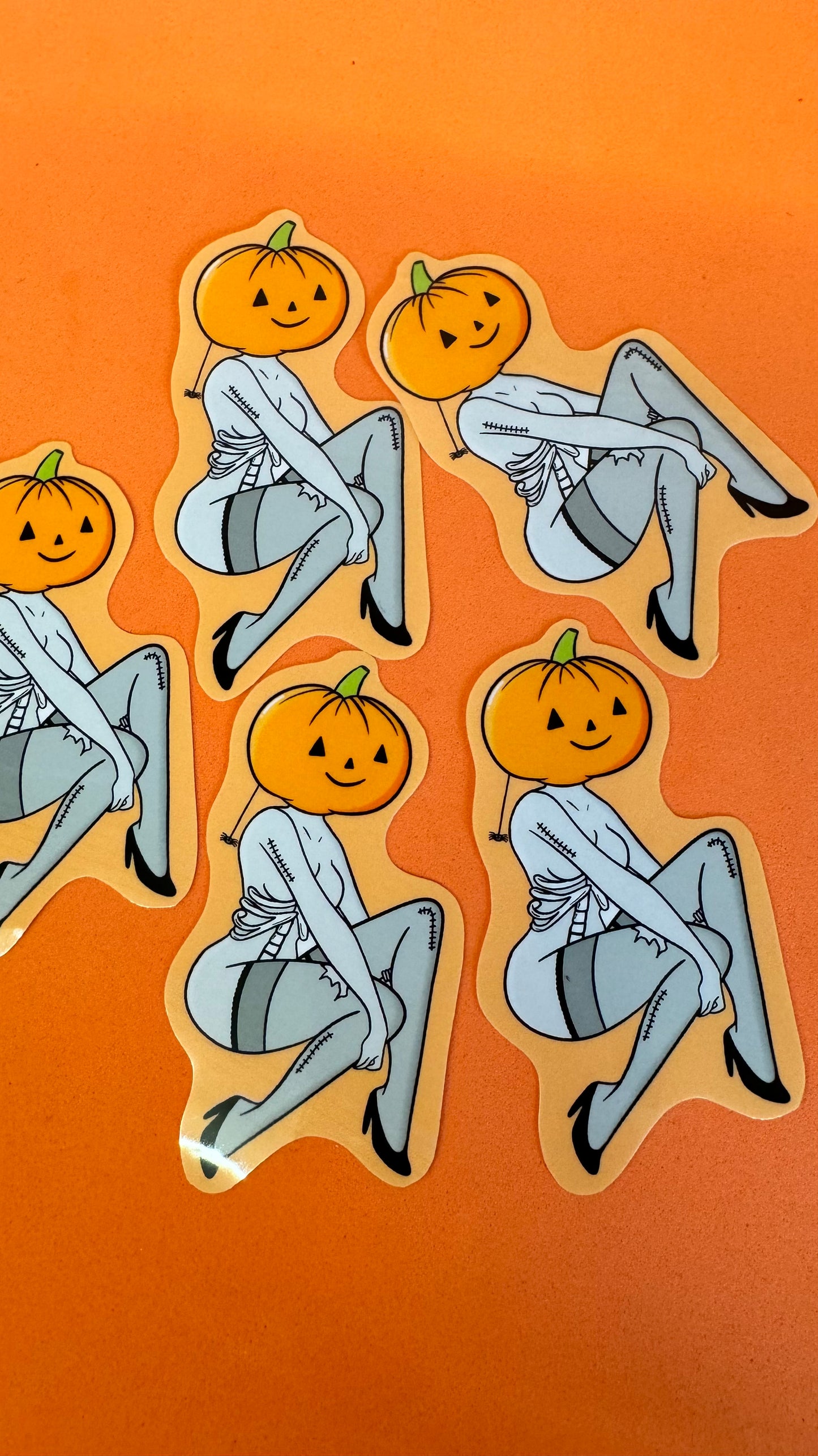 Sexy Pumpkin Sticker