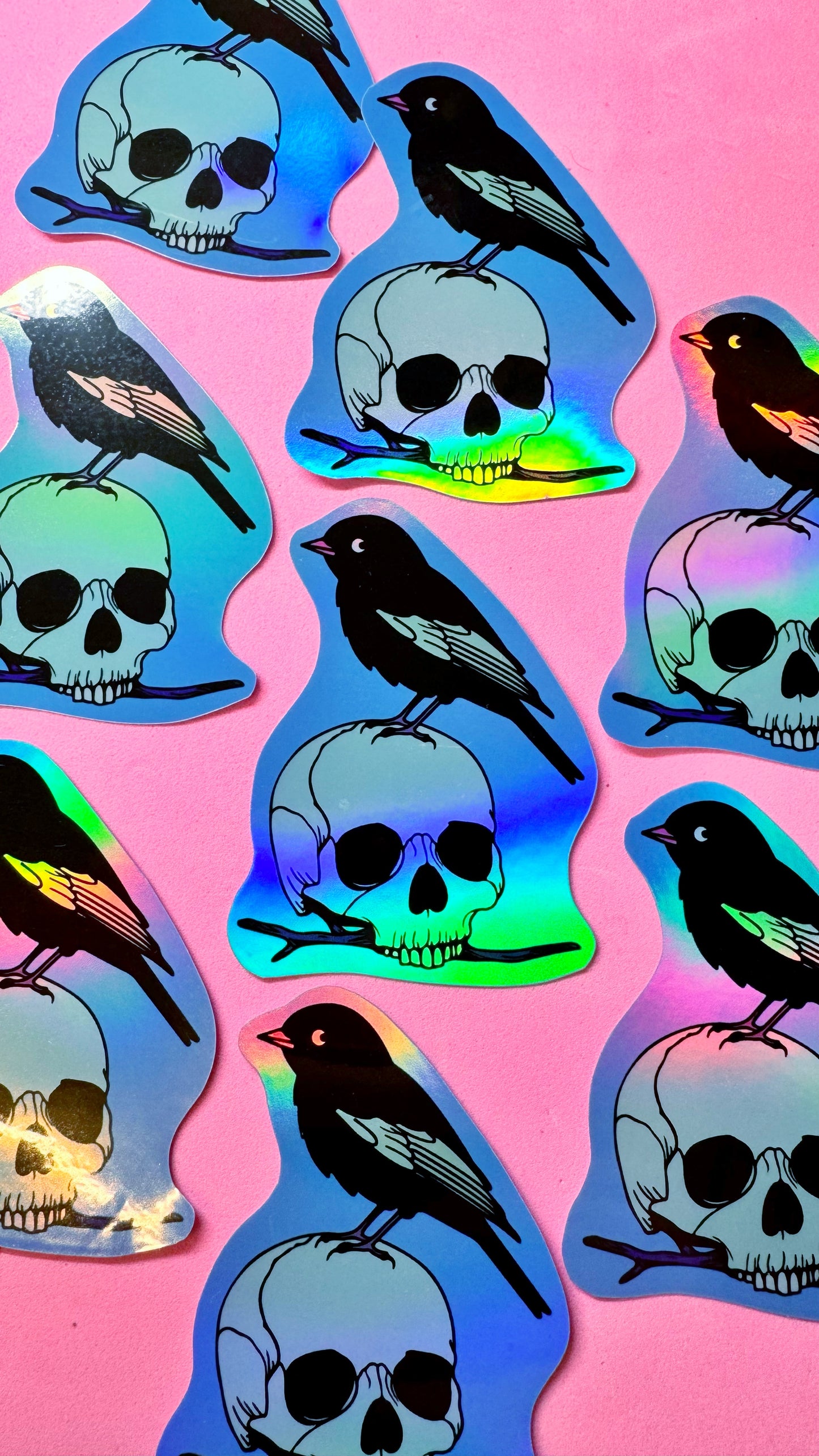 Skull Bird Sticker