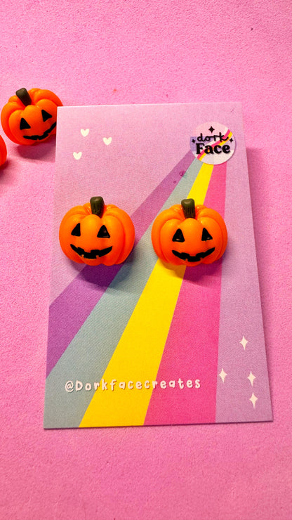 Pumpkin Earrings