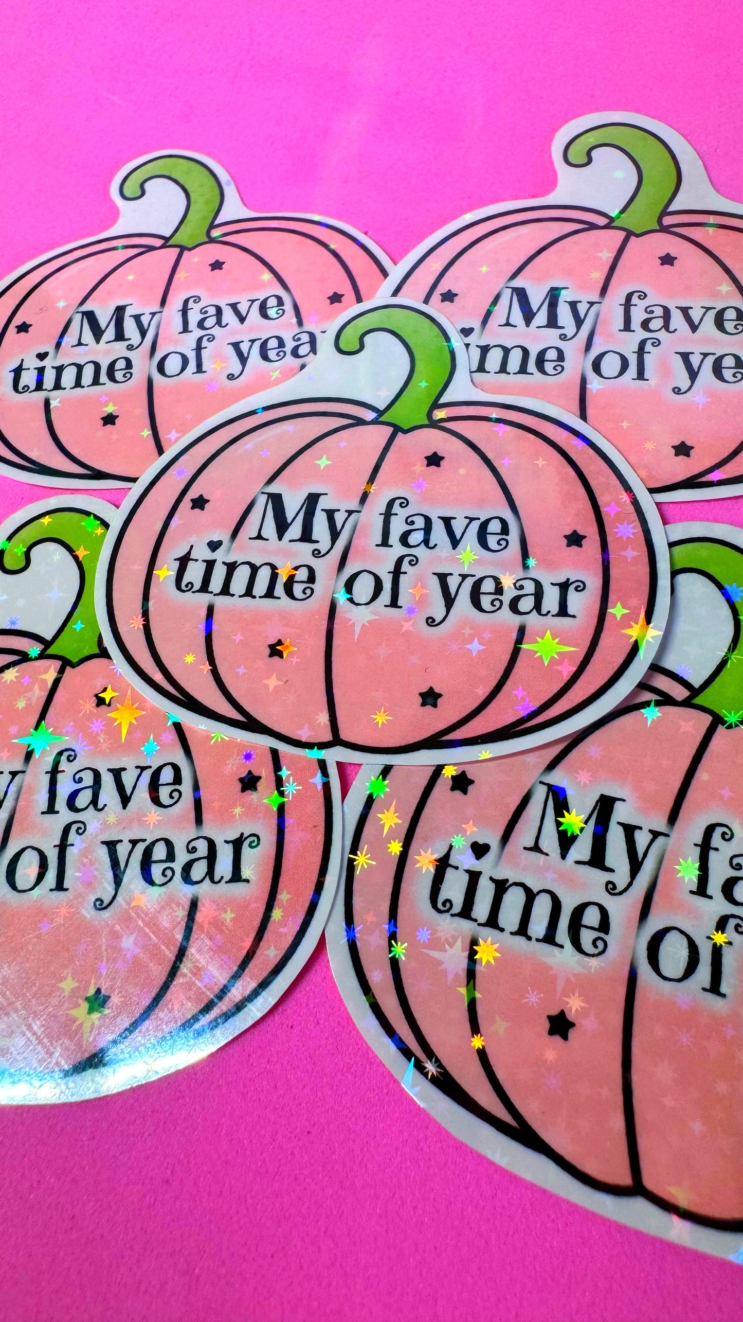 Fave Time Pumpkin Sticker