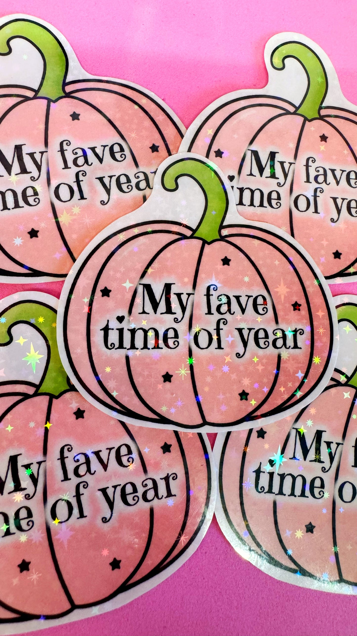 Fave Time Pumpkin Sticker