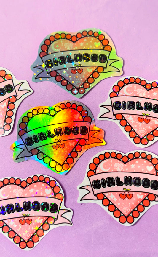 Girlhood Heart Sticker