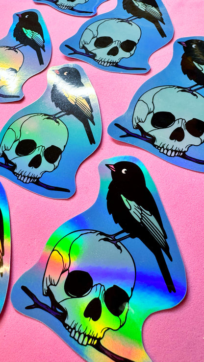 Skull Bird Sticker