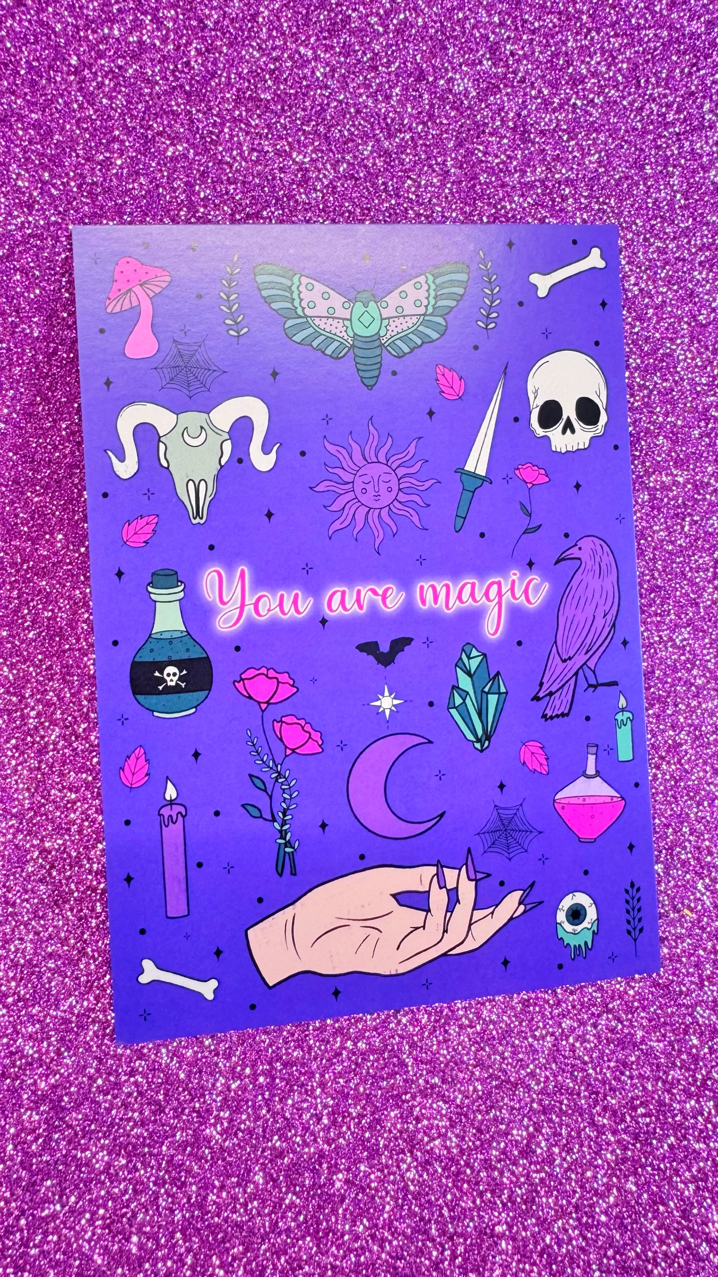 You Are Magic Postcard Print