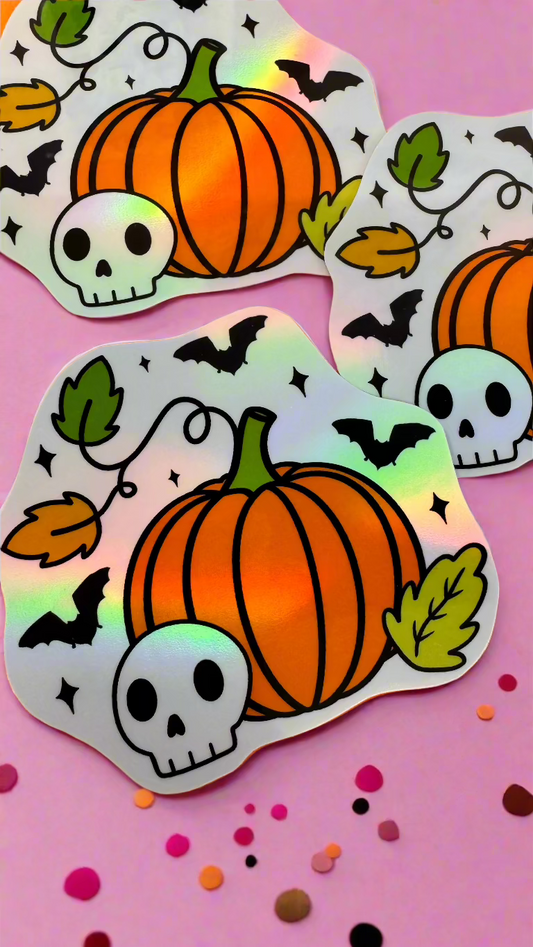 Holographic Autumn Sticker