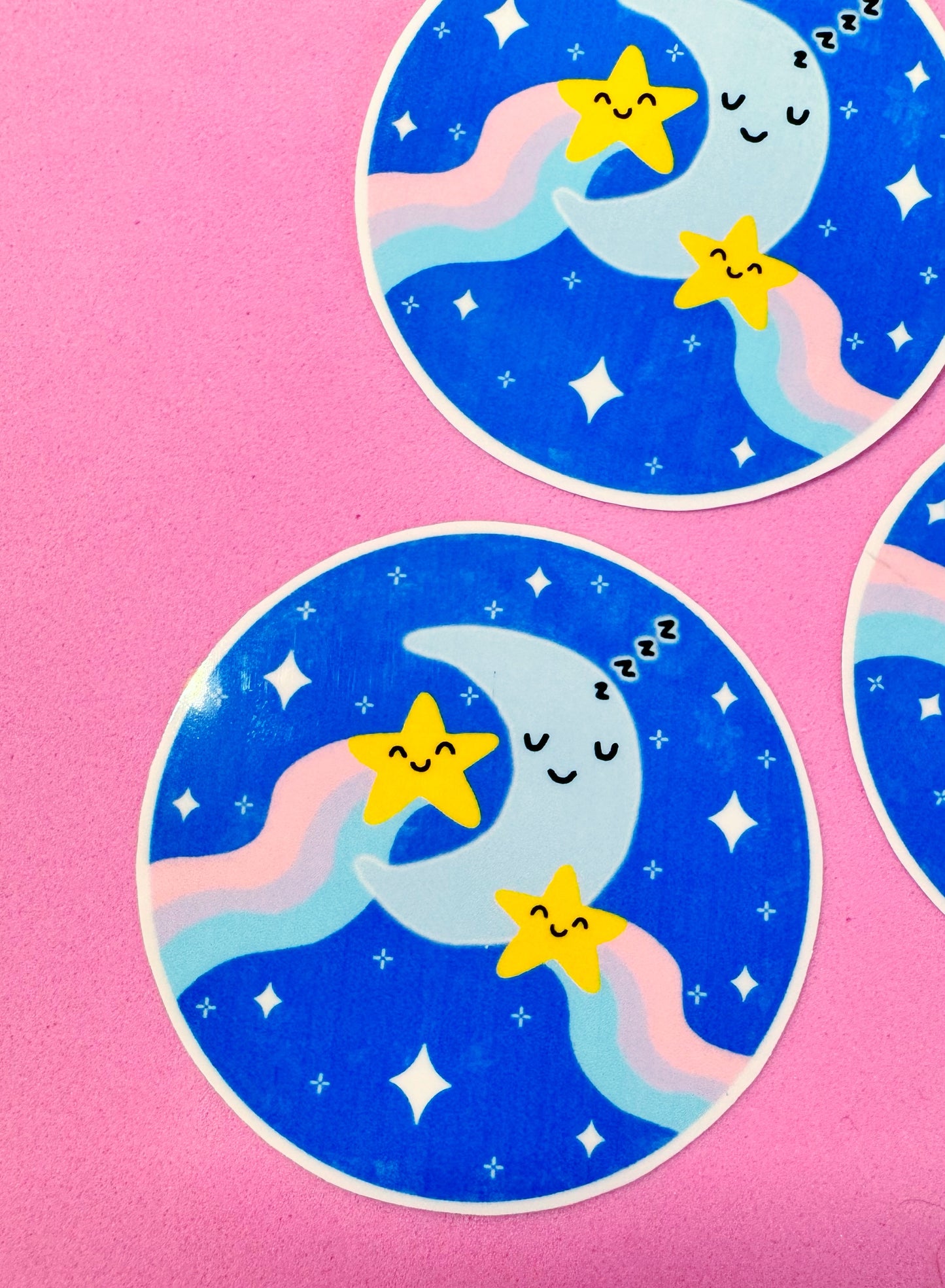 Moon & Stars Sticker