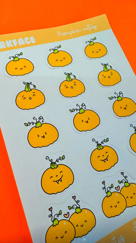 Pumpkin Cuties Stickers