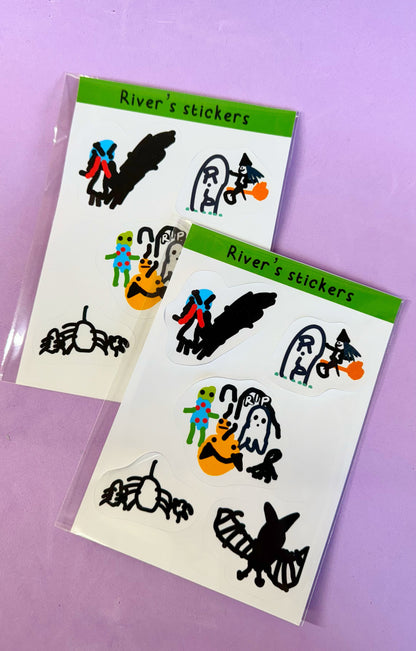 Mini Artist Spooky Stickers