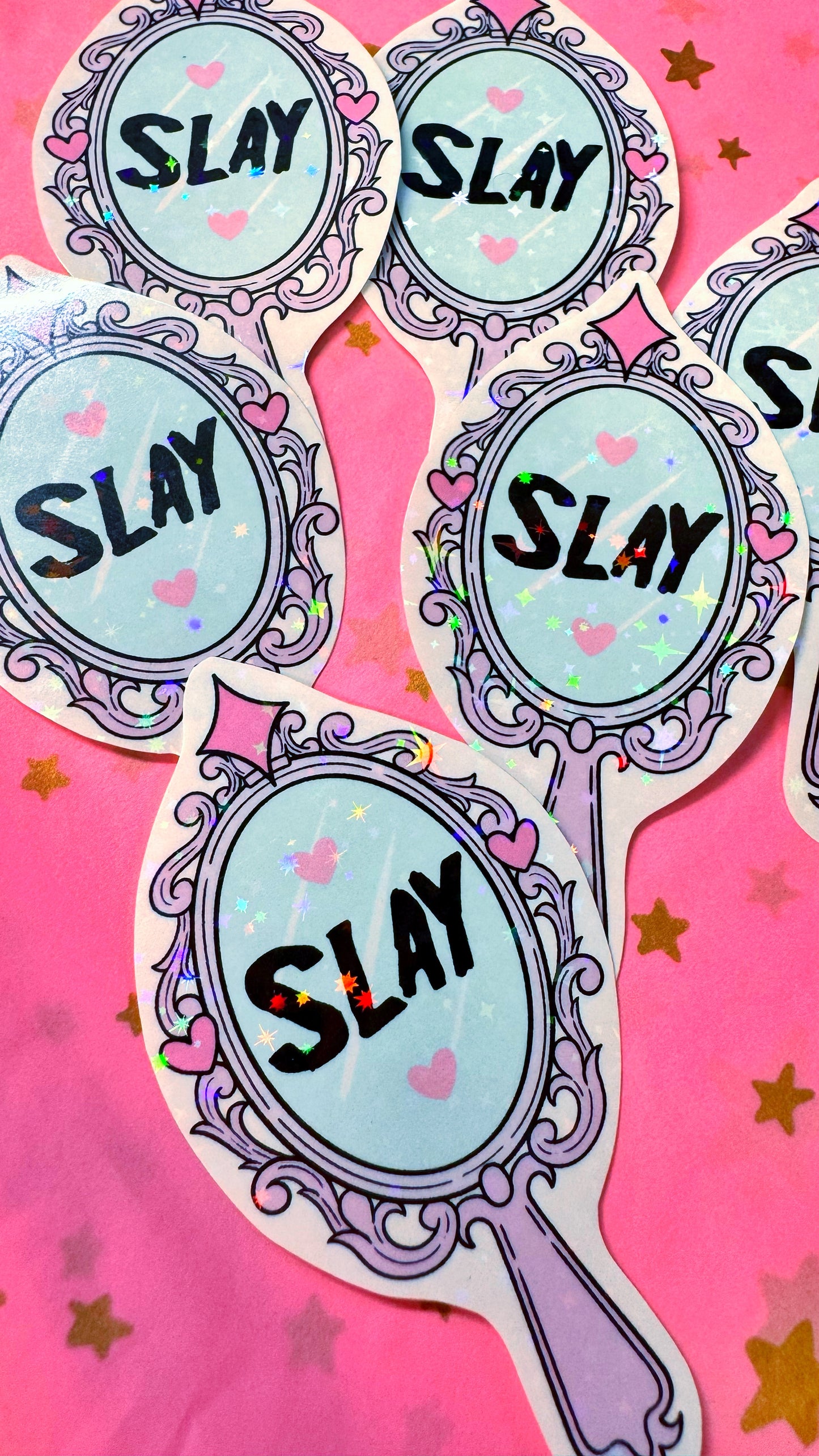 Slay Glitter Sticker