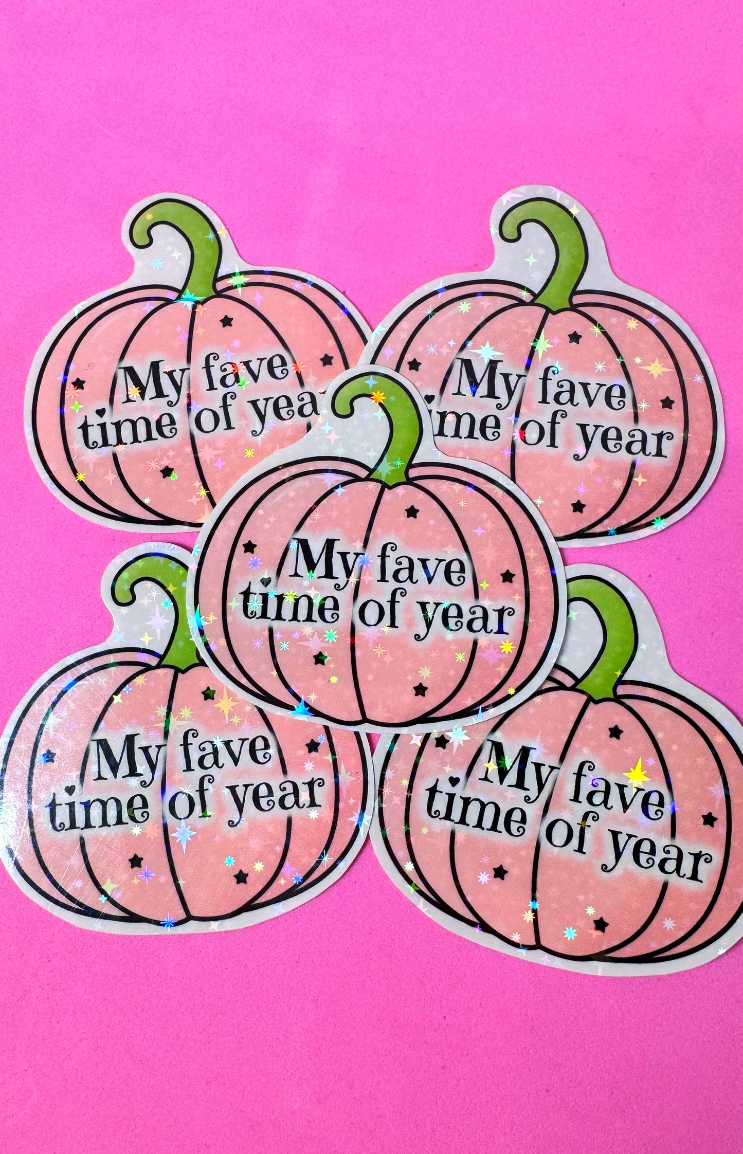 Fave Time Pumpkin Sticker