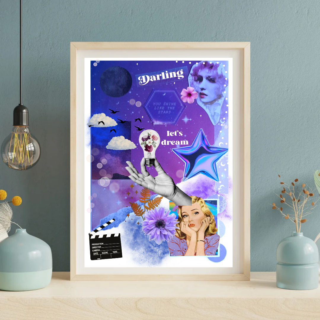 Darling Let's Dream Art Print