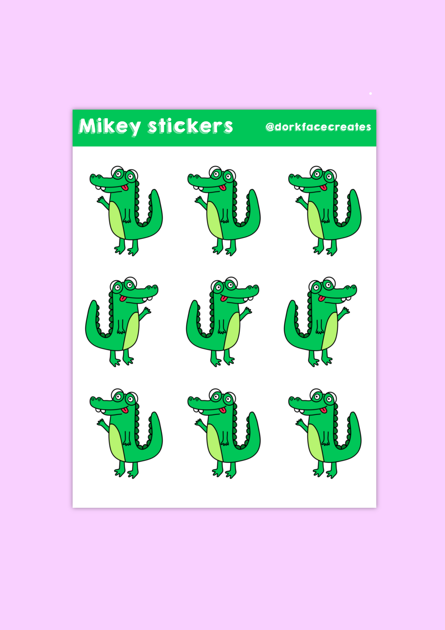 Mikey Sticker Sheet