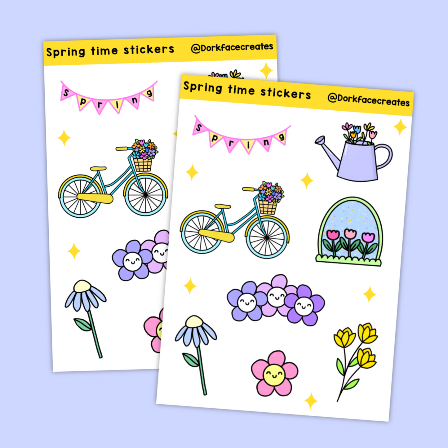 Spring Time Stickers