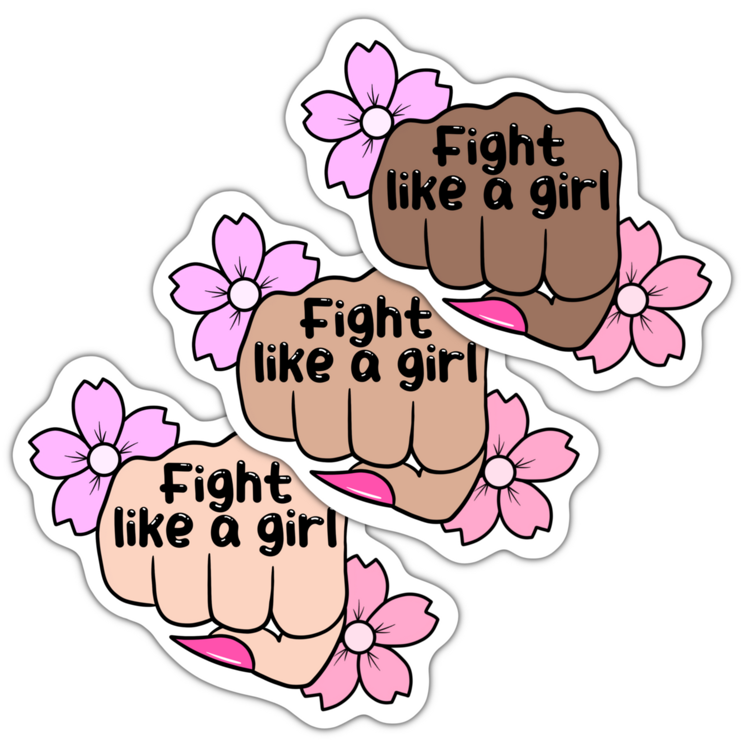 Fight Like a Girl Sticker