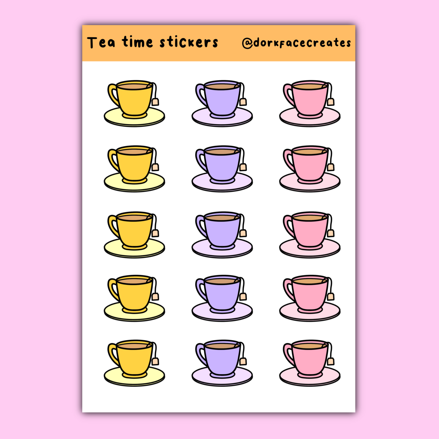 Tea Journal Stickers