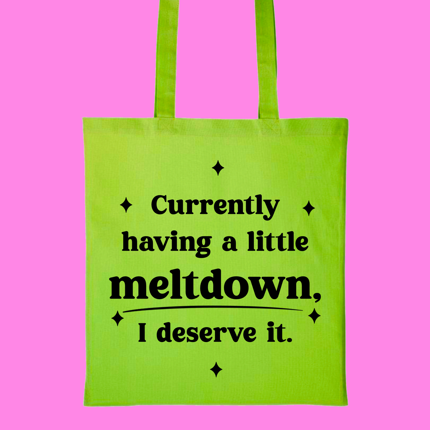 Meltdown Tote Bag (Various Colours)